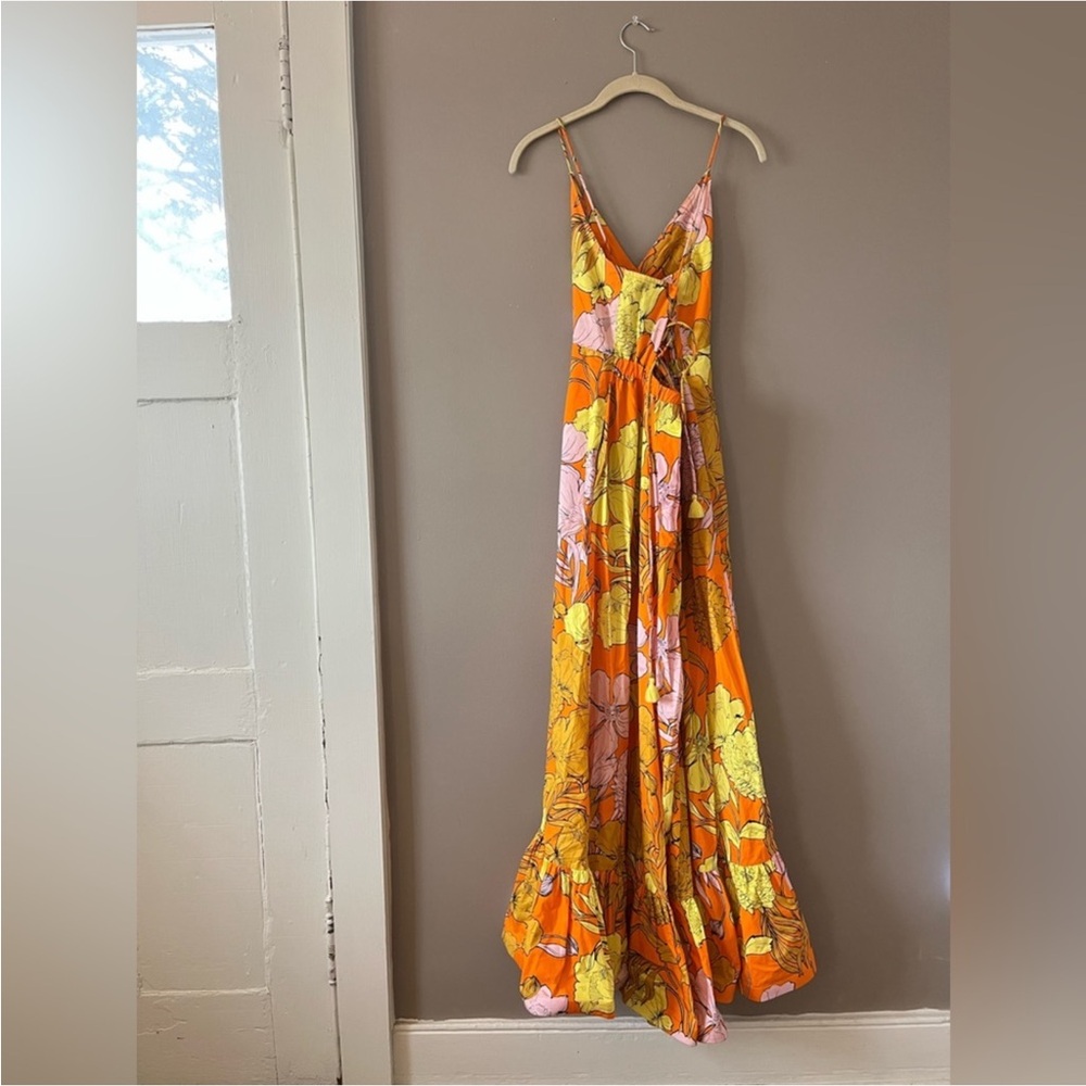 NWT Plenty by Tracy Reese Vibrant Floral Maxi Dress - Picture 5 of 8